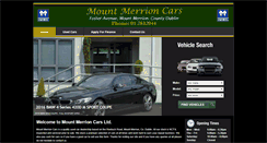 Desktop Screenshot of mountmerrioncars.ie