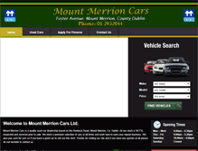 Tablet Screenshot of mountmerrioncars.ie